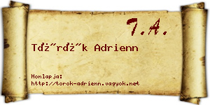Török Adrienn névjegykártya