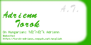 adrienn torok business card